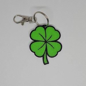 Four Leaf Clover Shamrock Keychain