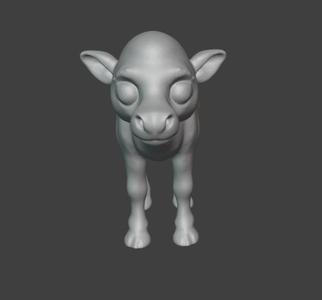 cute baby veal