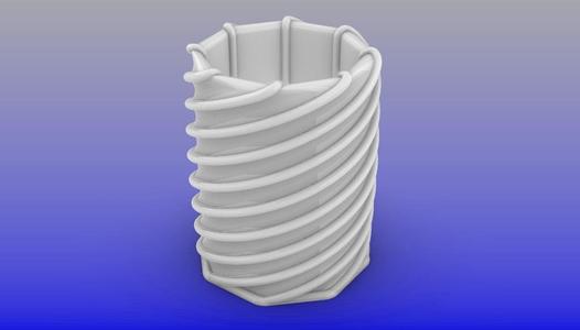 Spiral Pencil Cup 2