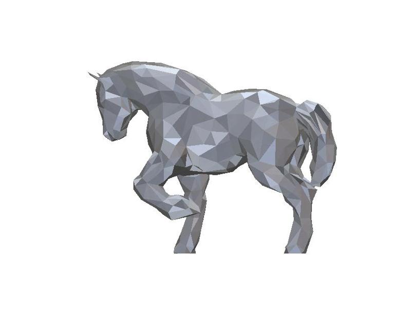 Horse L30 - Low Poly - Excellent Design - Decor