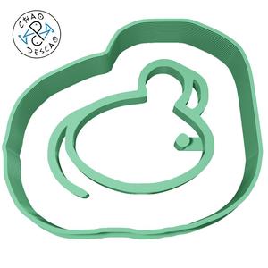 Mouse - Animals - Cookie Cutter - Fondant - Polymer Clay