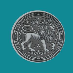 Lion Medallion