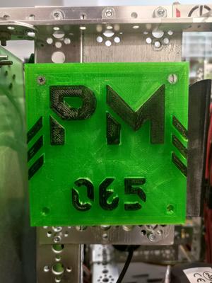 Perpetuum Mobile Logo Plaque
