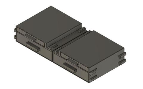 Ender 3 Double Drawers Left and Right using all in one rear case. 