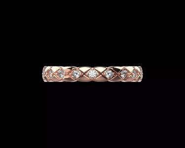 Coco Crush mini ring with diamonds 19 Size N223