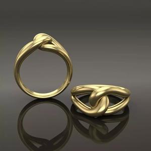 Cocktail Rope Knot Ring Band Mix Size