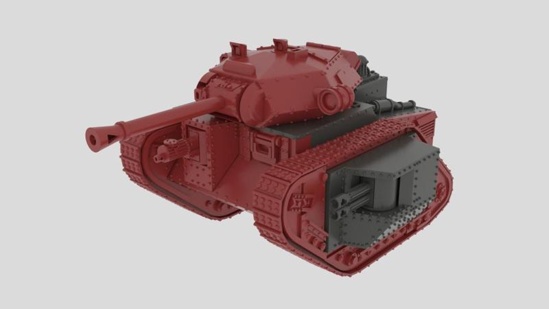 Rhombus CS Battle Tank upgrade