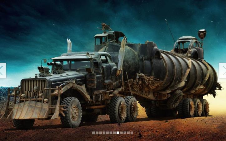 Mad Max Car of the Green Paint Crew