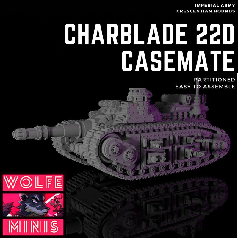 Imperial Superheavy Tank Charblade 22D Casemate