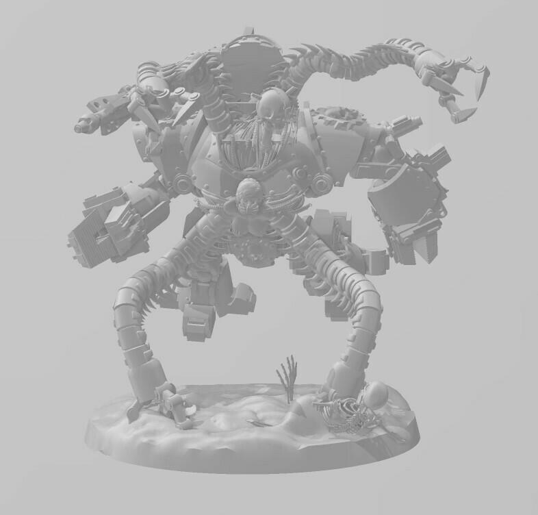 Adep Ass  Mechanicum Battle-Female Poxy One Page Poxy Pinup War Games