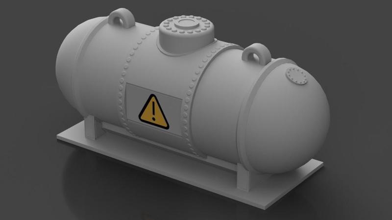 Propane Tank Terrain Piece