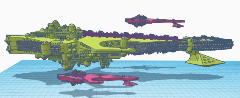 The Spear of Artemis (Gloriana? Class battleship)