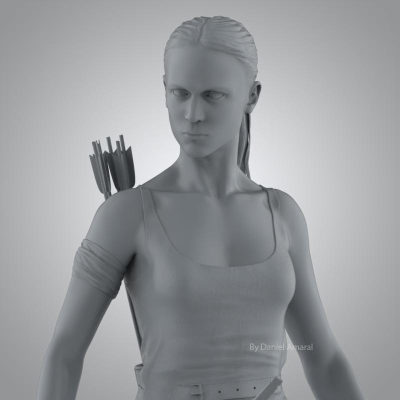 Tomb Raider  Alicia Vikander 3D Printable Model