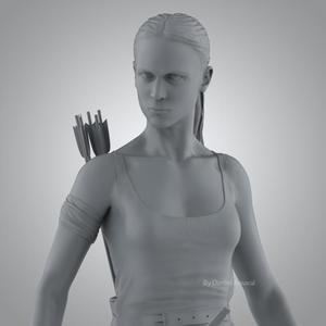 Tomb Raider  Alicia Vikander 3D Printable Model