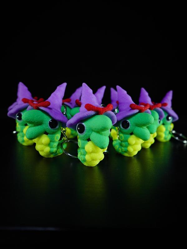 GLEPERPIE - SMILINGMON Smiling Friends X Pokemon Inspired Keychain