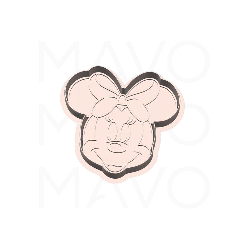 Cookie cutter Minnie Mouse STL