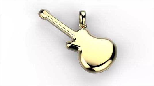 Tiffany guitar pendant