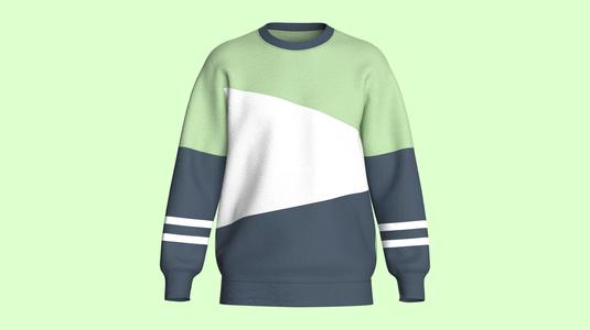 Mens 3 Color Sweatshirts   | Marvelous / Clo3d / obj / fbx