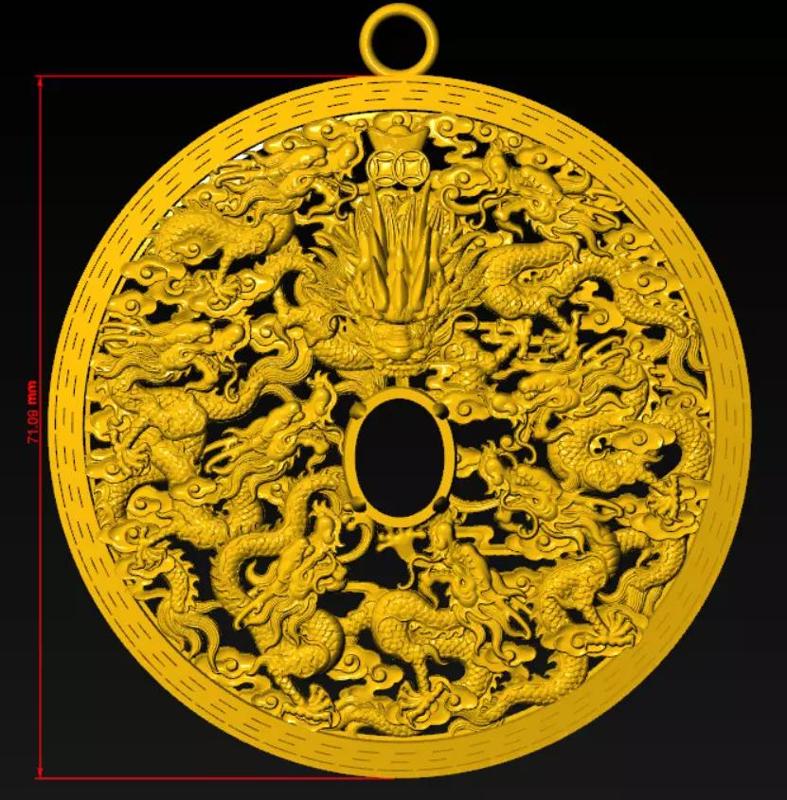 Pendant dragon china v3