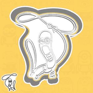 Minions / Despicable Me cookie cutters - Mega Minion (Tim) (style 18)