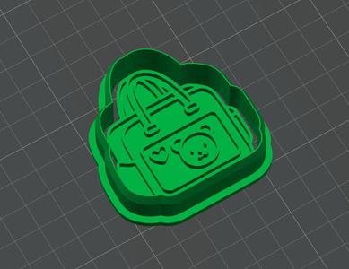 Baby Changing Bag Cookie Cutter