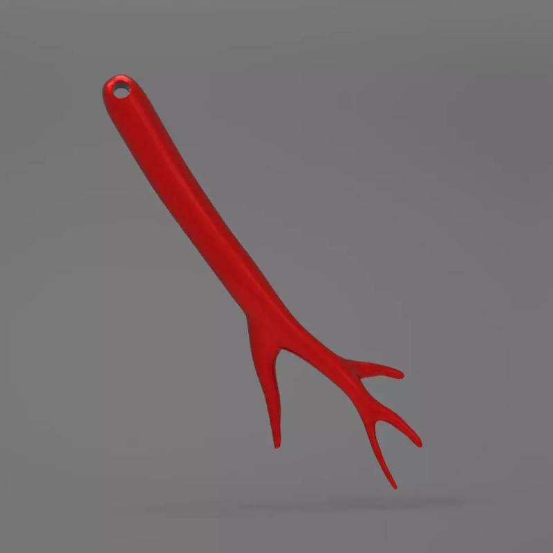 Thorny Bead - Jewelry Pendant 3D Model with Prickle