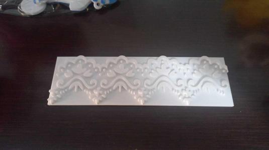 Marker ruler with design for fondant or fondant paste wilton