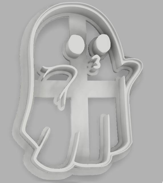 Kissing Ghost - Halloween Cookie/Dough Cutter