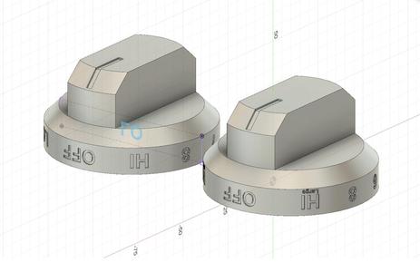 Oven Knobs for SmartThings Stove