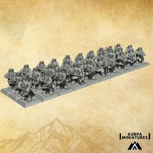 Dwarf warriors with crossbows