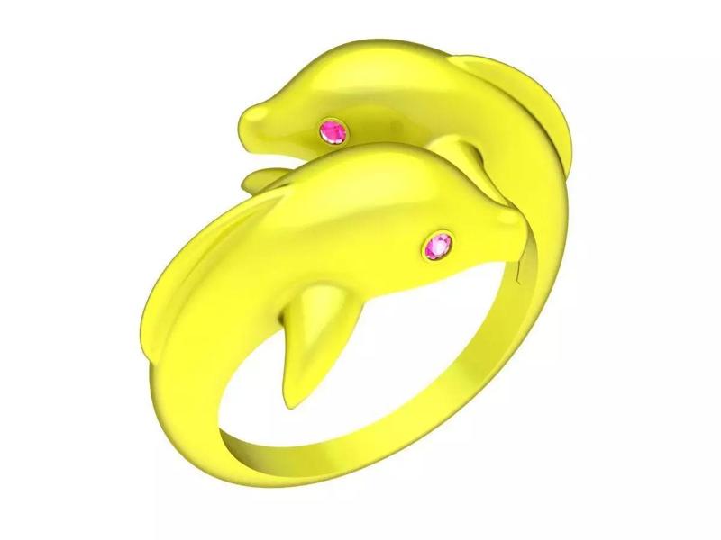 6683 dolphin ring