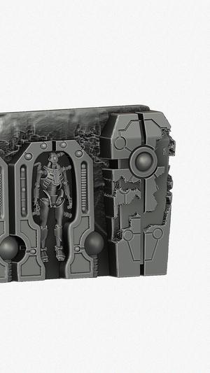 Necron tombs in a tomb world.