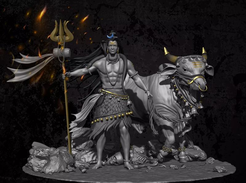 Lord Shiva and Nandi Ji