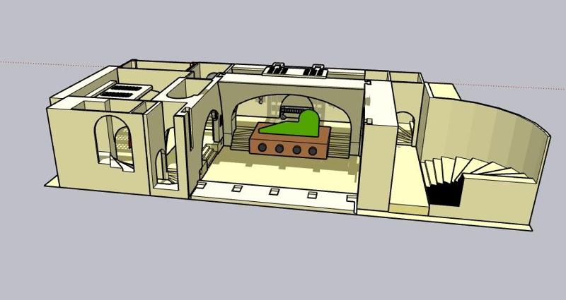 Star Wars Jabba Palace Diorama for Action Fleet and Micro Galaxy scale.