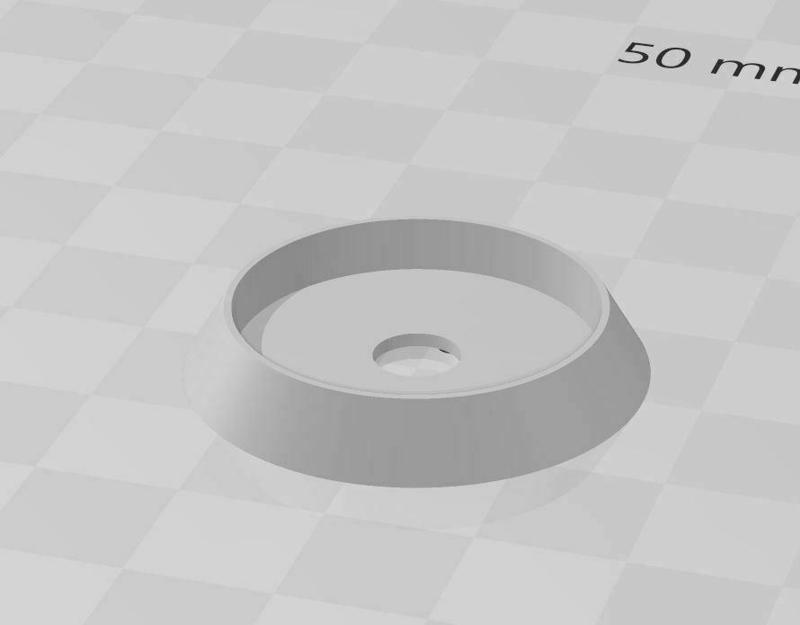 25mm to 32mm Base converter with magnet inset