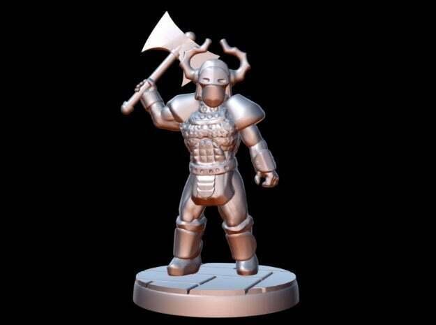 Barbarian Warlord (15mm scale)