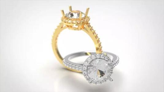 Eternal Radiance Halo Ring Set