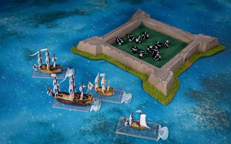 4 point Star Fort Dice Tray