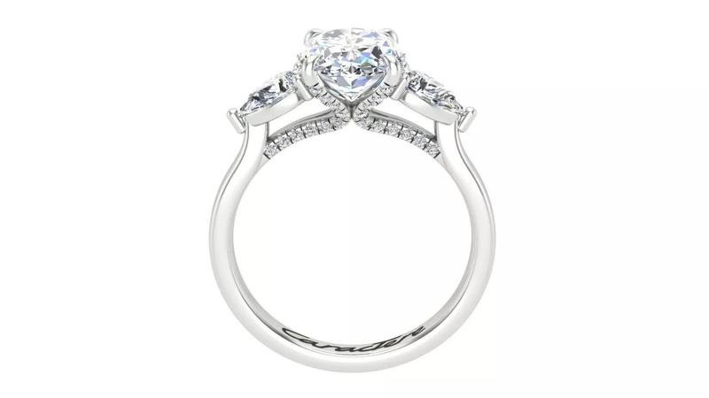 Engagement Ring With Oval Stone