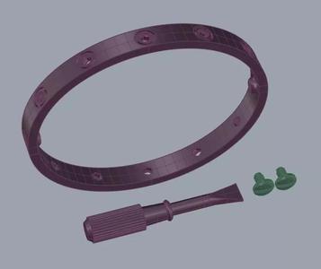 3d clamp model