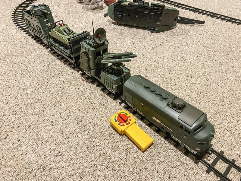 STL Digital Files of Gi Joe Train Components - Mod Toy Train Set