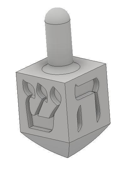 Mini Non-Israeli Dreidel