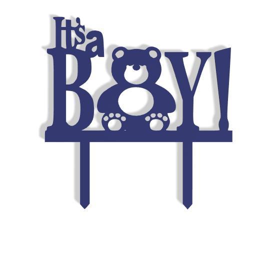 It's A Boy! Cake Topper