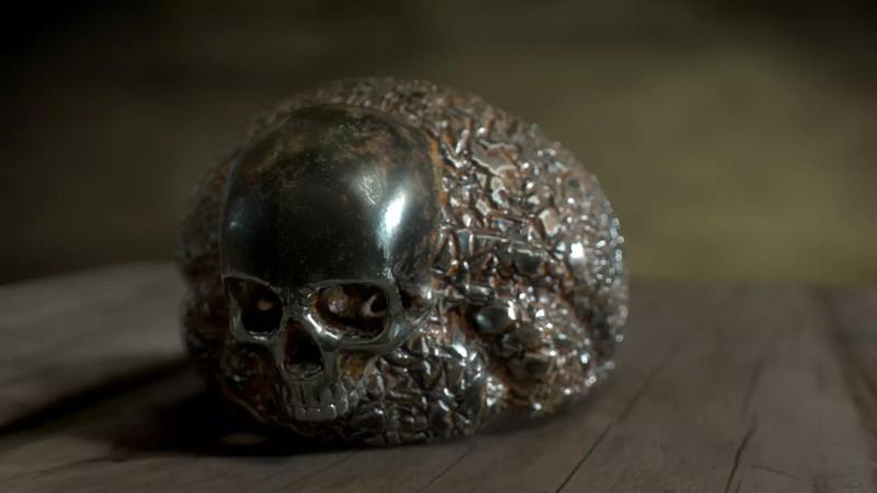 Skull signet ring