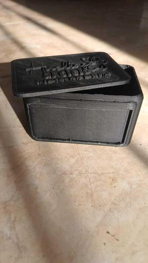 BOX, CONTAINER, URN WITH PORTRAIT HOLDER FRAME