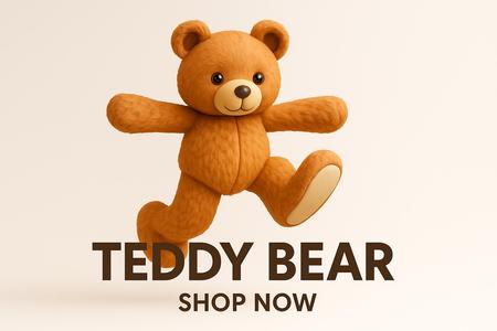 Teddy Bear 3D Model – Cute Printable Toy