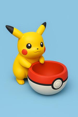 Pikachu Planter Poké Ball