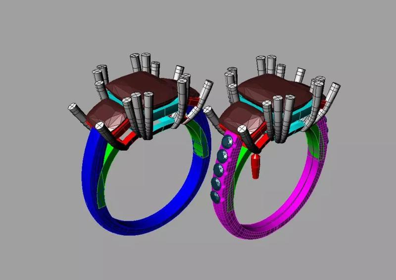 Ring Emerald Solitarie trilogy  Trsme