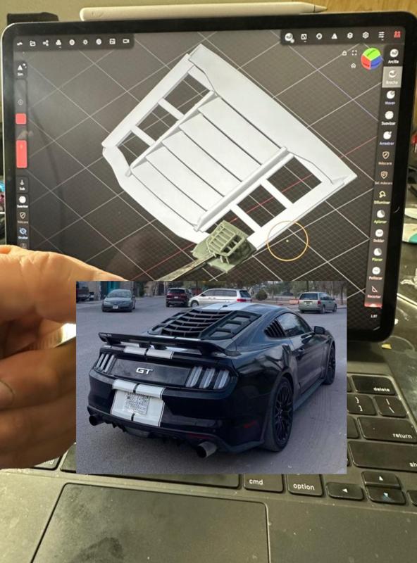 Louver mustang 2015-2023