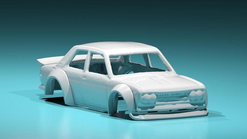 Datsun 510 Wide Kit For Hotwheels
